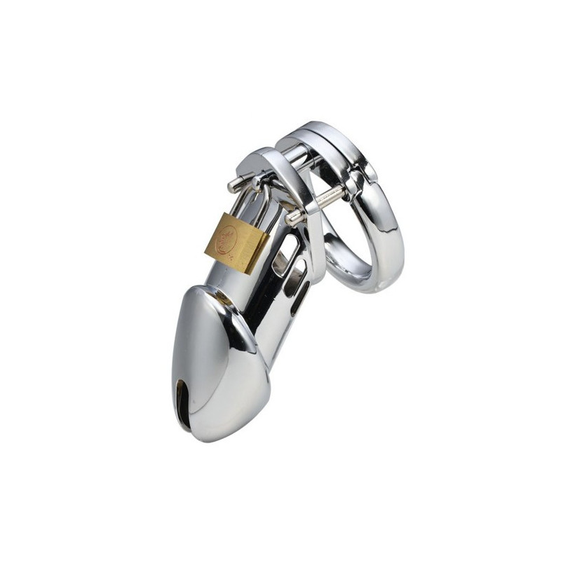 Generique Cage de chasteté STEEL PADLOCK 12 x 3.5cm